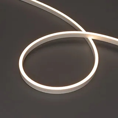 Лента герметичная MOONLIGHT-SIDE-A120-06x12mm 24V Warm3000 (9.6 W/m, IP65, 0,5m, wire x1) (Arlight, Образец)