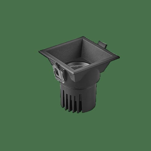 Светильник MS-FLOW-BUILT-S85x85-12W Warm3000 (BK, 55 deg, 230V) (Arlight, IP20 Металл, 5 лет)