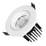 Светильник MS-ATOLL-BUILT-TURN-R94-10W Warm3000 (WH, 36 deg, 230V) (Arlight, IP54 Металл, 5 лет)