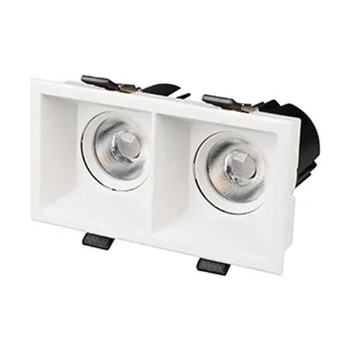 Светильник MS-FLOW-BUILT-S157x85-2x12W Day4000 (WH, 38 deg, DALI2, 230V) (Arlight, IP20 Металл, 5 лет)