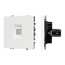 Механизм компьютерной розетки SCT-NOBE-MPC1-SFPL-WH (RJ-45, CAT6) (Arlight, -)