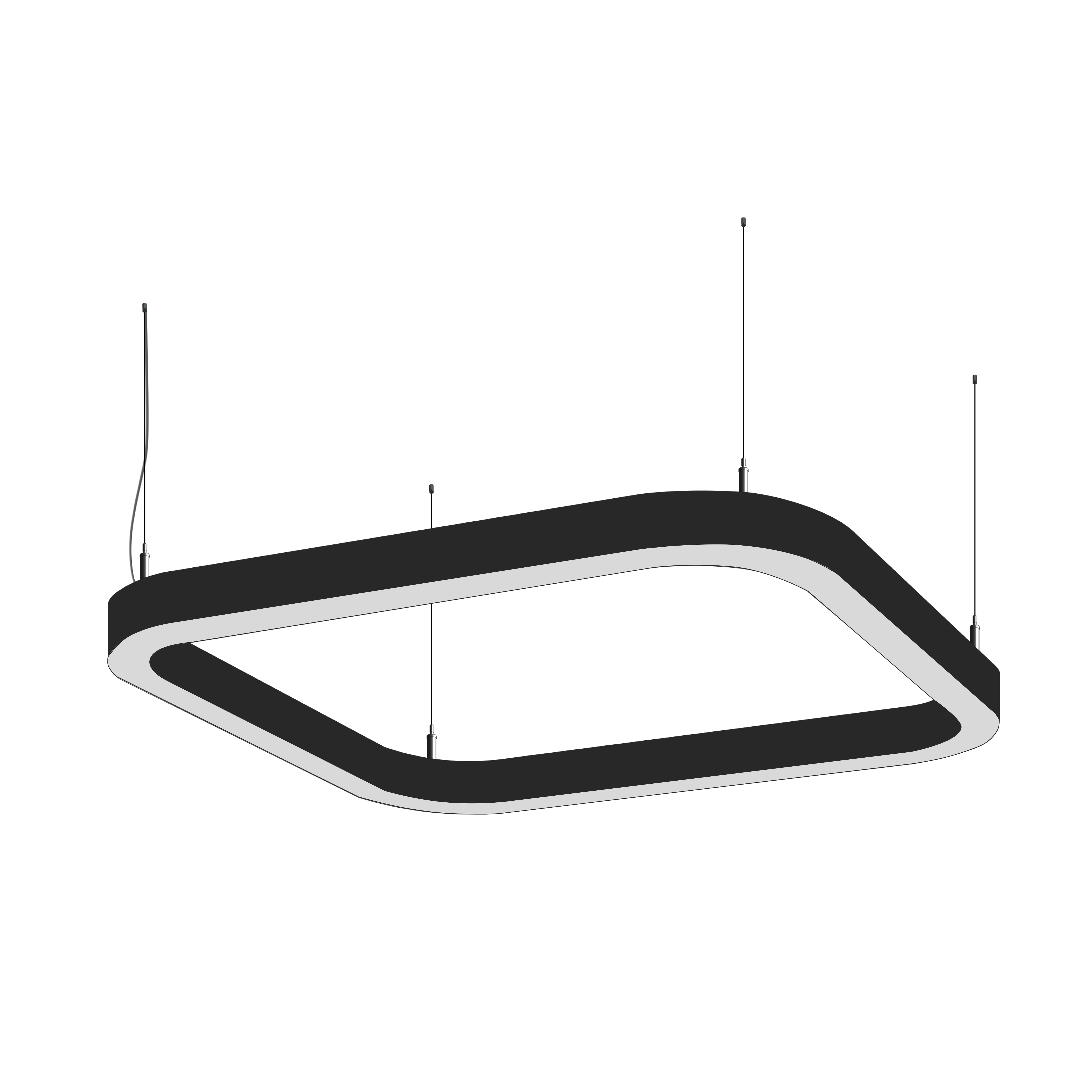 Cветодиодный фигурный светильник MS-ELLIPSE Суперэллипс 1500mm 90W 3000/4000/6000К