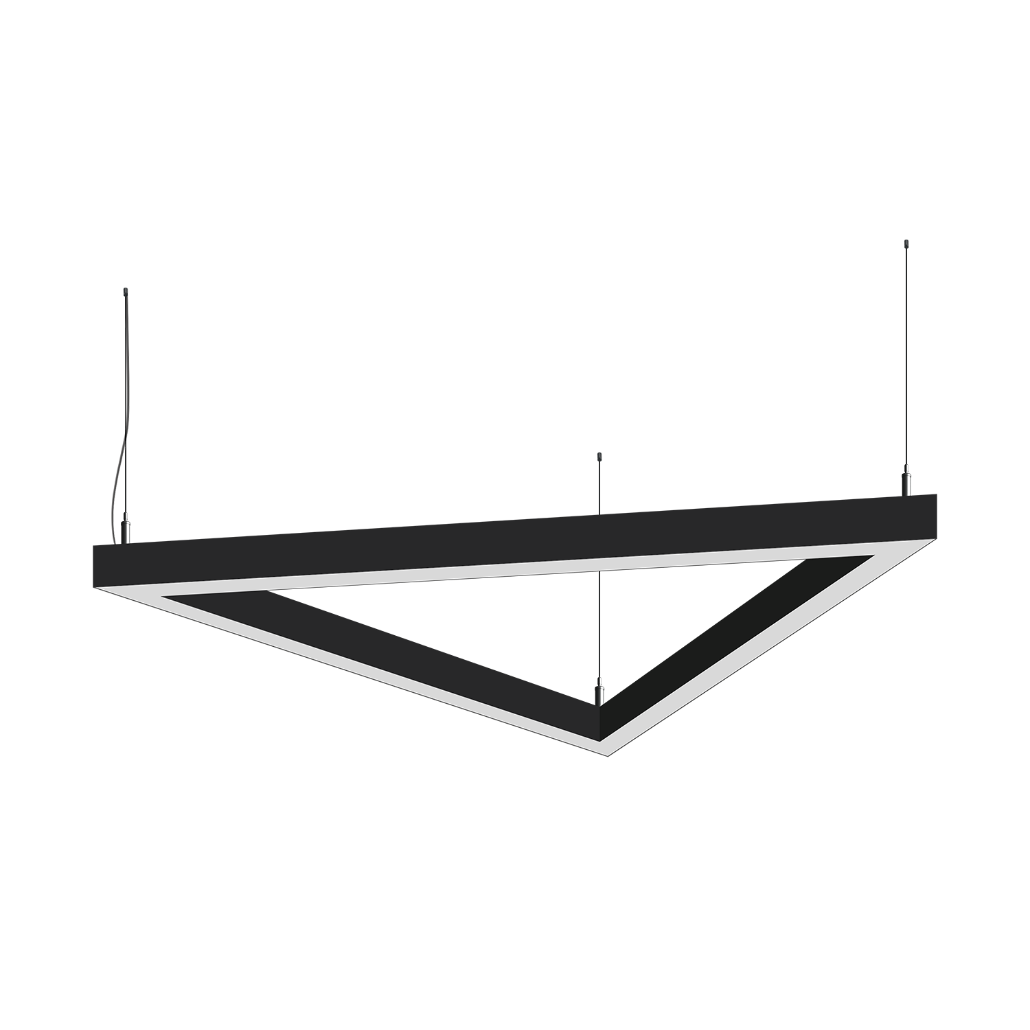 Cветодиодный фигурный светильник MS-TRIO-O Треугольник 3x750mm 80W 3000/4000/6000К