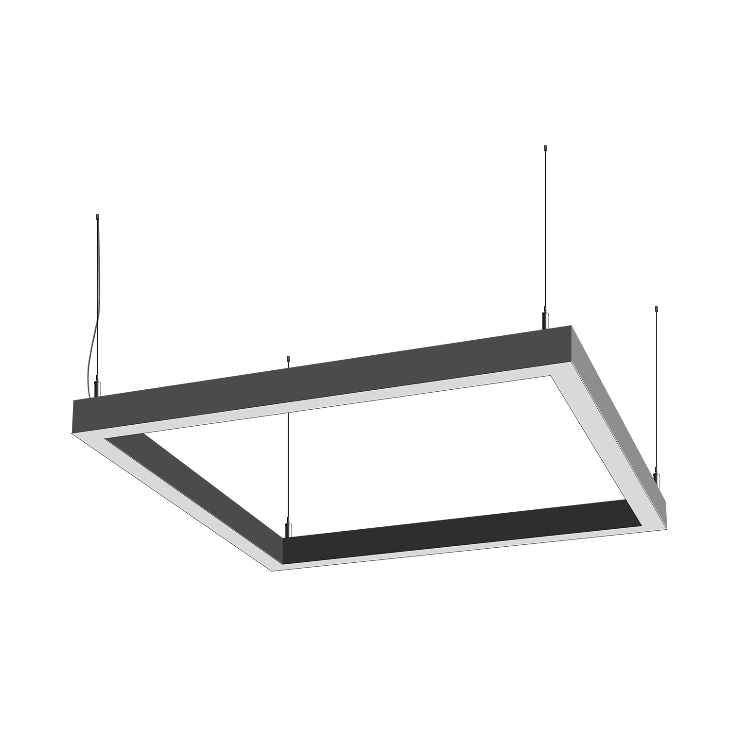 Светодиодный фигурный светильник MS-LONG BOX Квадрат 500x500mm 80W 3000/4000/6000К