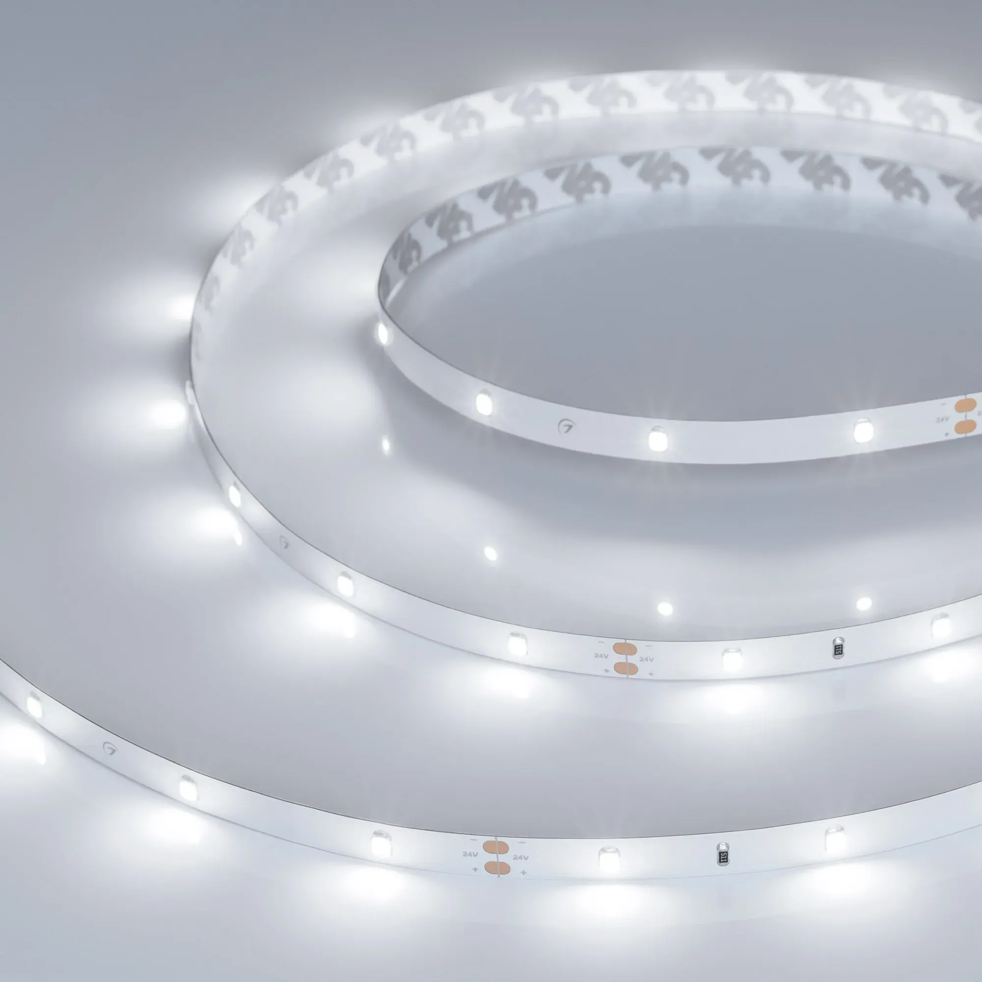 Лента светодиодная RT-A30-8mm 24V White6000 (2.9 W/m, IP20, 2835, 5m) (Arlight, Открытый) - изображение товара