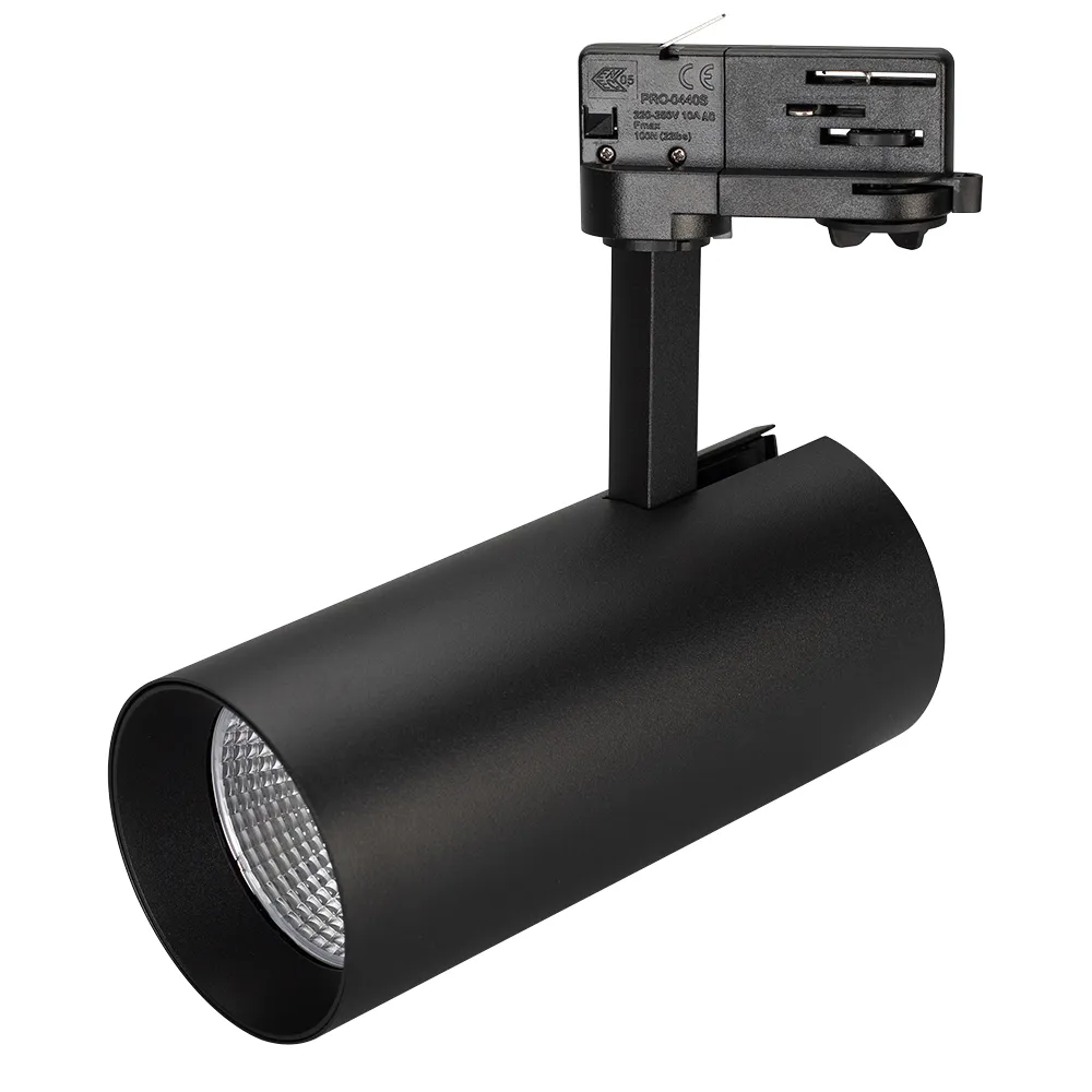 Светильник SP-POLO-TRACK-LEG-R85-15W Day4000 (BK-BK, 40 deg) (Arlight, IP20 Металл, 3 года)
