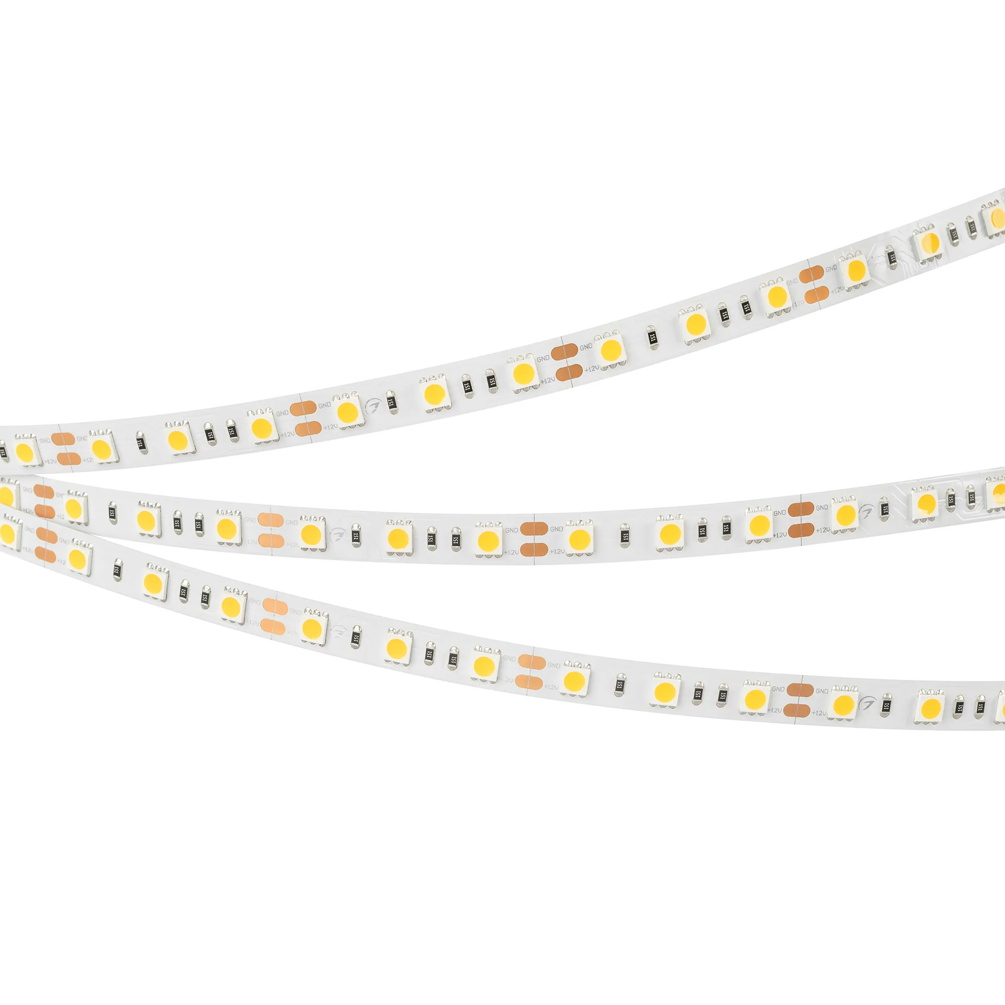 Лента светодиодная RT-B60-10mm 12V Warm3000 (14.4 W/m, IP20, 5060, 5m) (Arlight, 14.4 Вт/м, IP20)