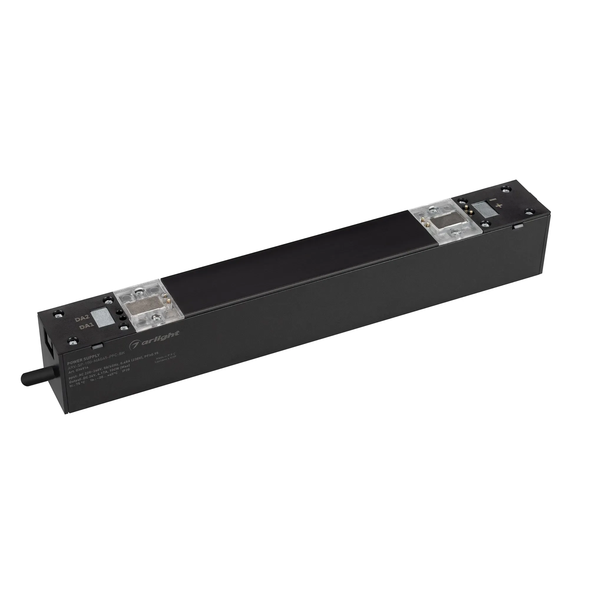 Блок питания ARV-SP-100-MAG45-PFC-BK (24V, 4.17A, 100W) (Arlight, IP20 Пластик, 5 лет) - изображение товара