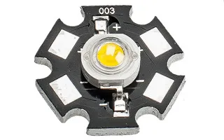 Мощный светодиод ES-STAR-3W White 180Lm 6000K (ANR, STAR type)