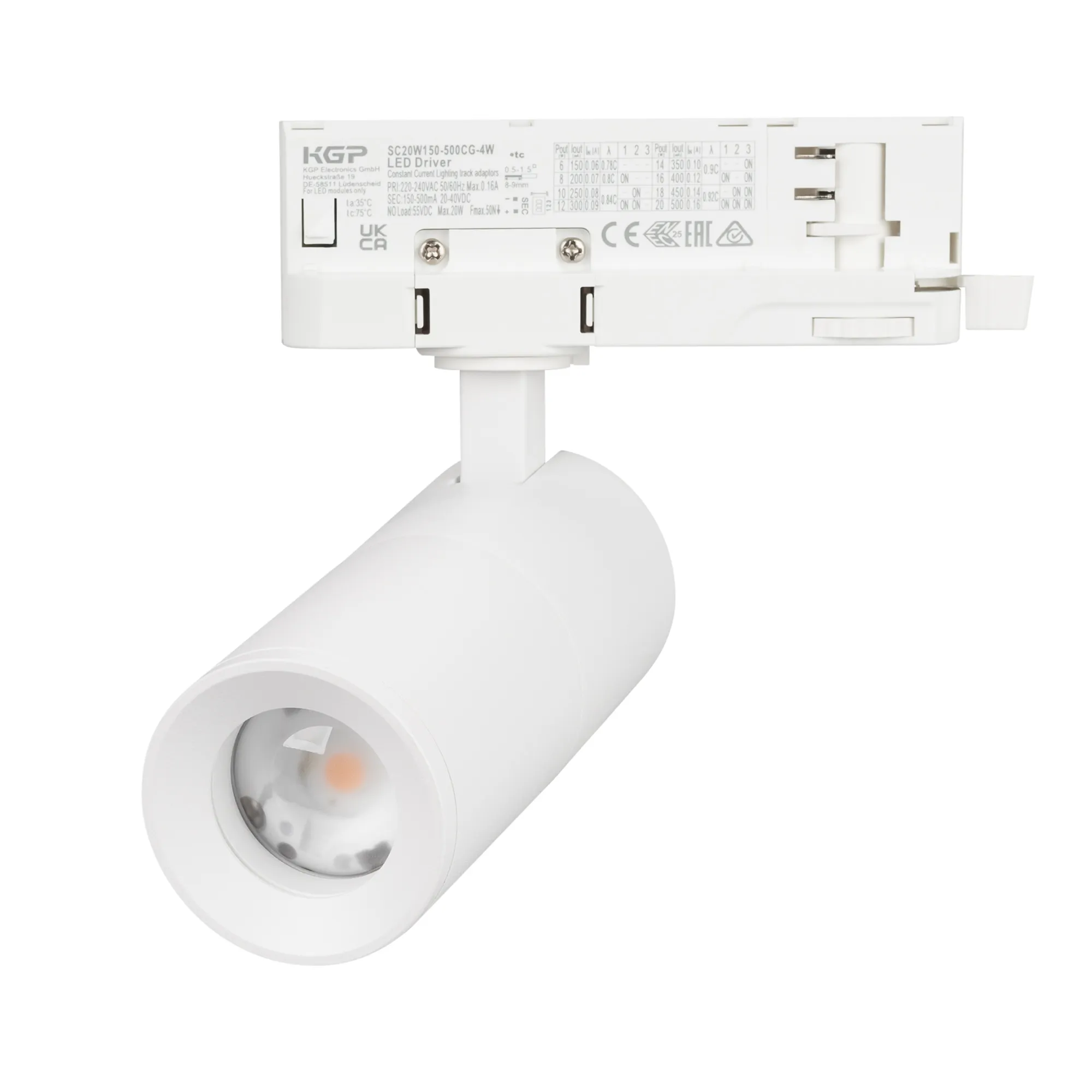 Светильник LGD-ARTEMIS-TRACK-4TR-R55-12W Day4000 (WH, 8-80 deg, 230V, DALI) (Arlight, IP20 Металл, 5 лет) - изображение товара