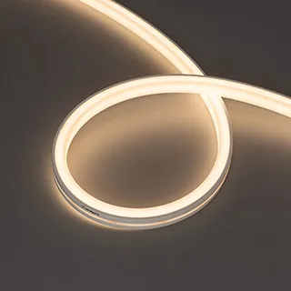 Лента герметичная MOONLIGHT-TOP-U-A156-13x12mm 24V Warm3000 (11 W/m, IP67, 0,5m, wire1) (Arlight, Образец)