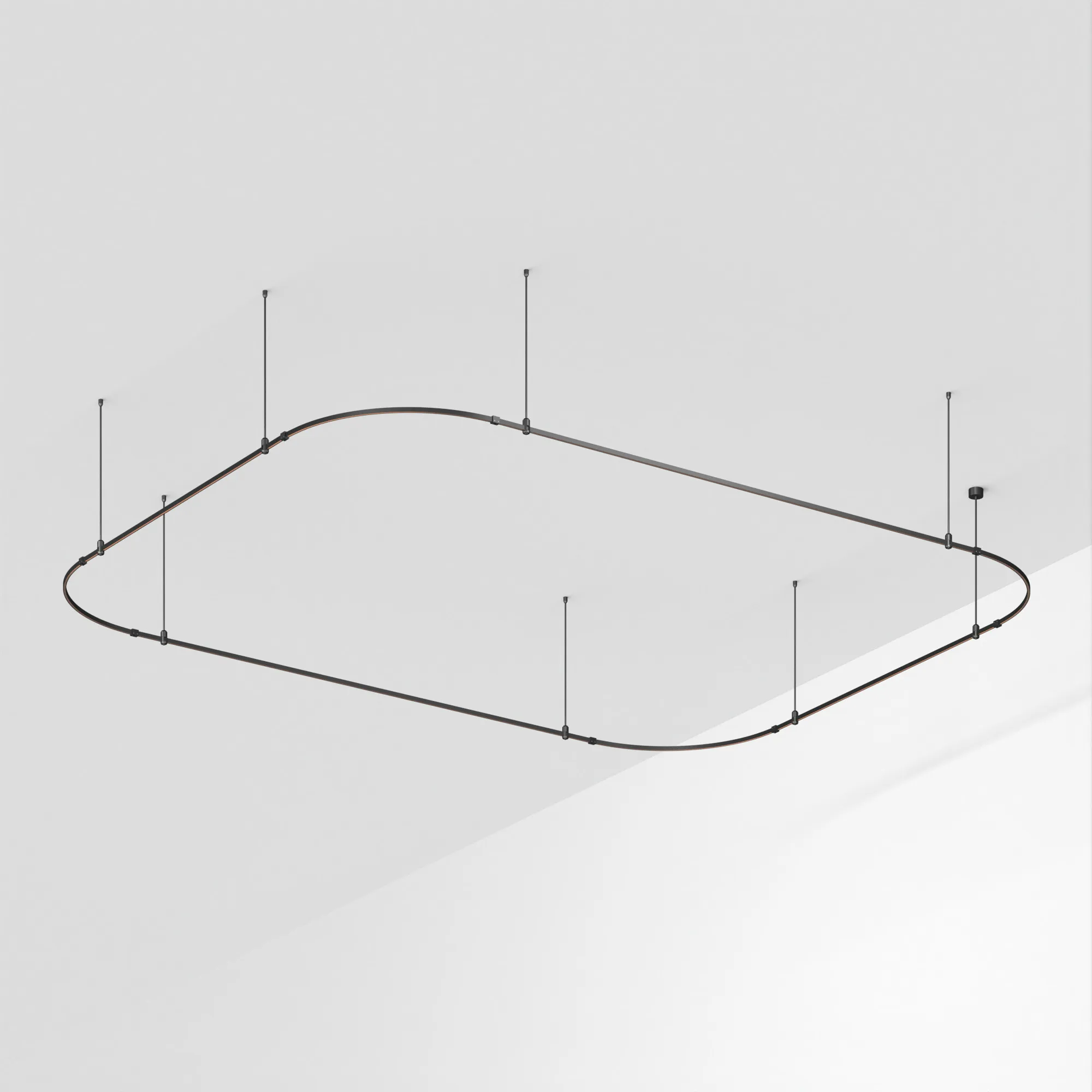 Трек ART-APRIORI-RECTANGLE-SOFT-ROD-800-4500x3500 (BK) (Arlight, IP20 Металл, 3 года)