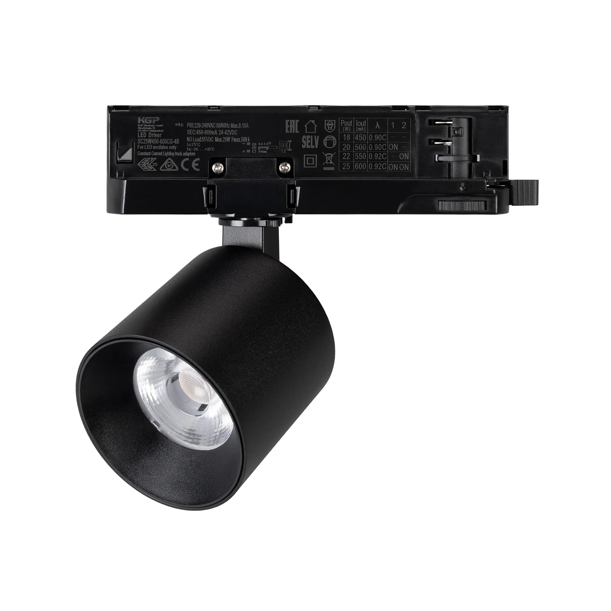 Светильник LGD-DYKE-4TR-R75-16W Day4000 (BK, 38 deg, 230V, DALI) (Arlight, IP20 Металл, 5 лет)