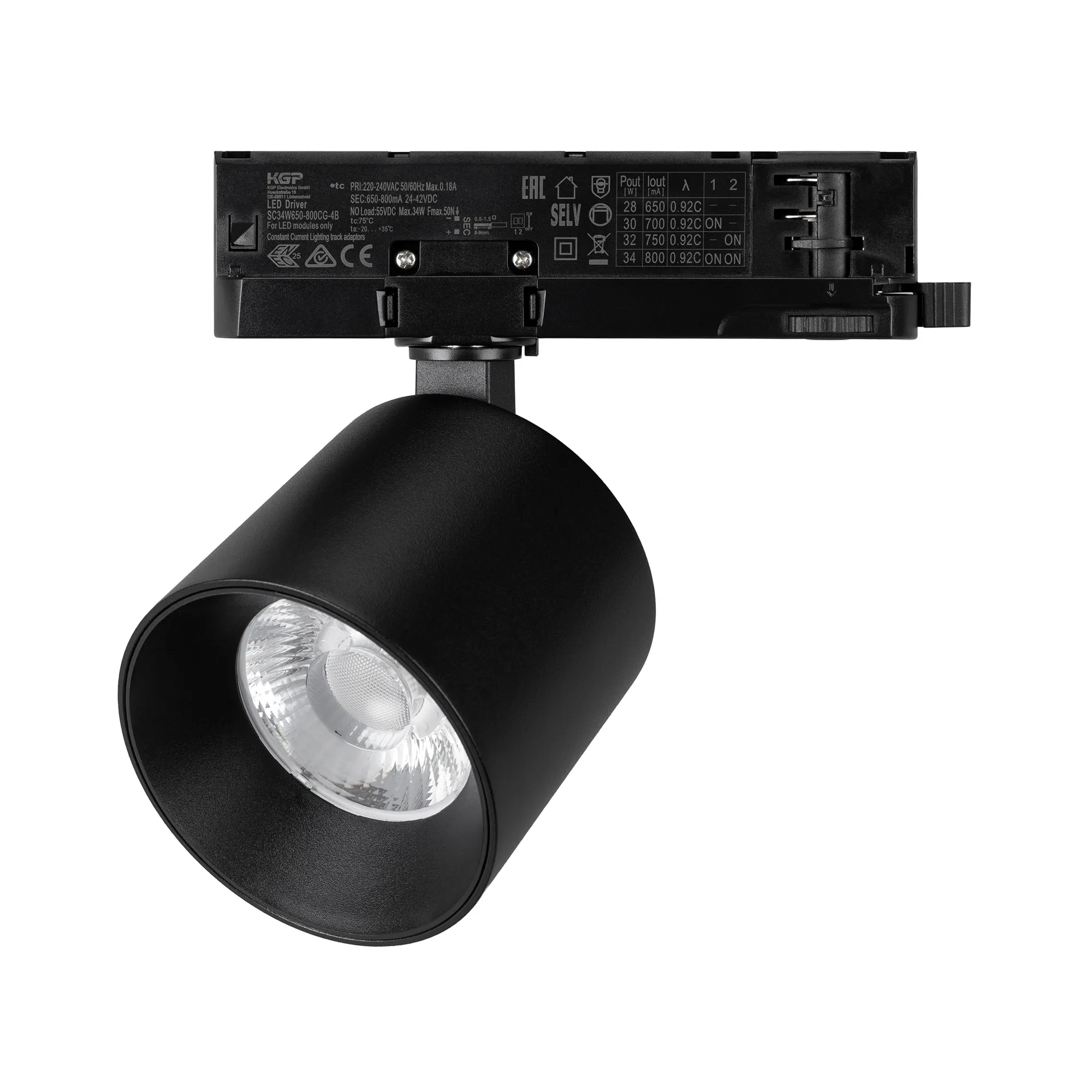 Светильник LGD-DYKE-4TR-R90-26W Day4000 (BK, 50 deg, 230V, TRIAC) (Arlight, IP20 Металл, 5 лет)