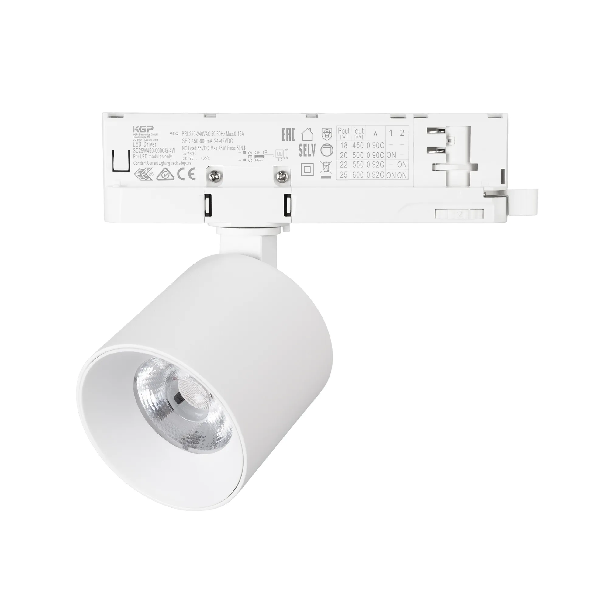 Светильник LGD-DYKE-4TR-R75-16W Day4000 (WH, 38 deg, 230V, DALI) (Arlight, IP20 Металл, 5 лет)
