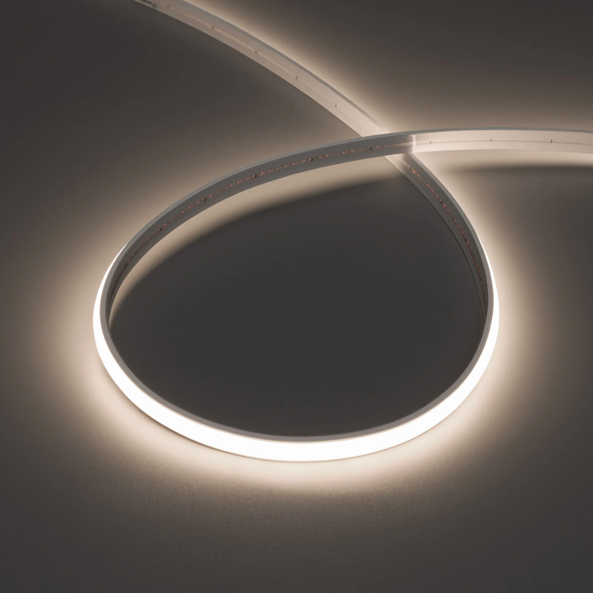 Лента светодиодная герметичная MOONLIGHT-TOP-X544-10x5mm 24V Day4300 (10 W/m, IP65, 5m, wire x1) (Arlight, Вывод прямой, 3 года) - изображение товара
