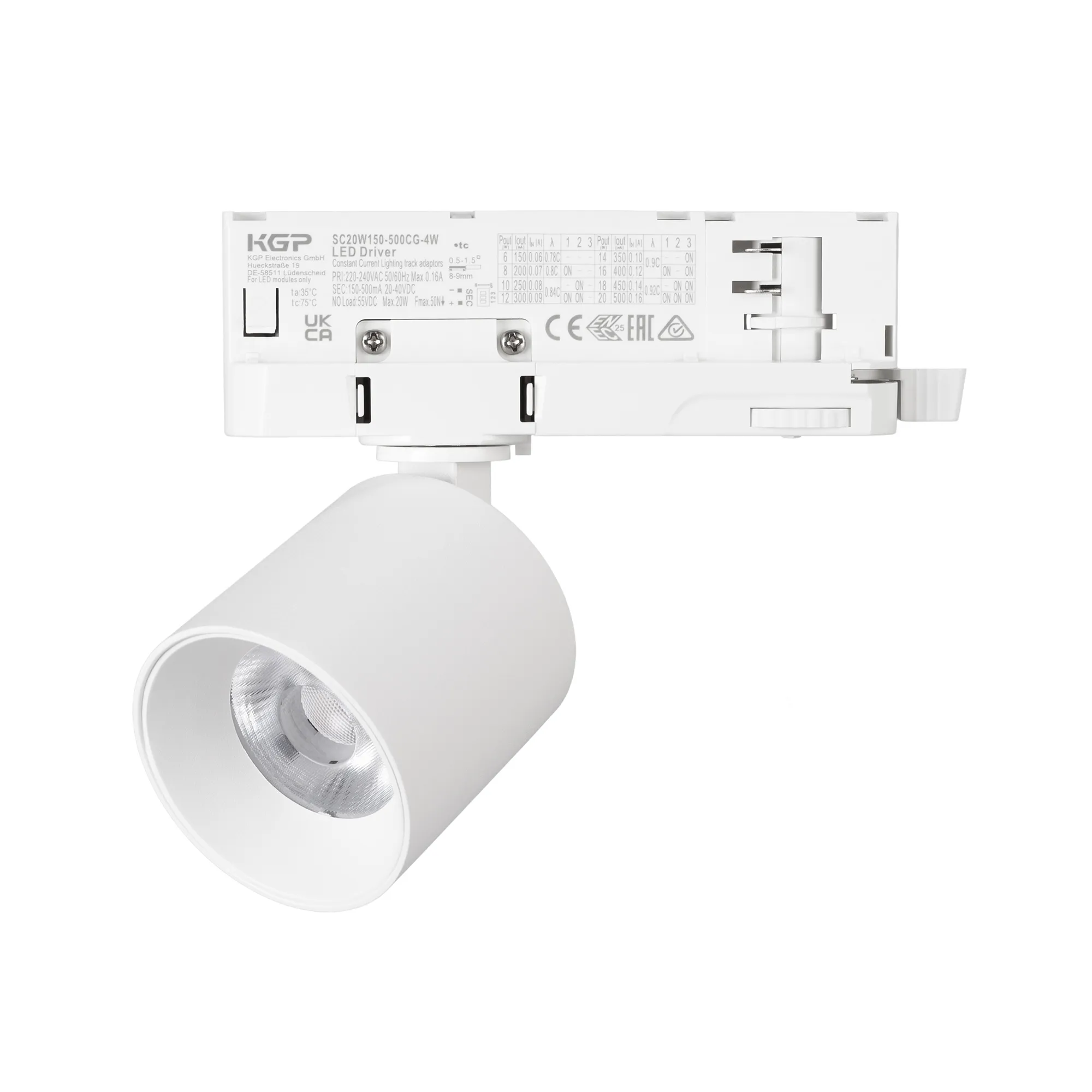 Светильник LGD-DYKE-4TR-R60-8W Day4000 (WH, 50 deg, 230V) (Arlight, IP20 Металл, 5 лет)