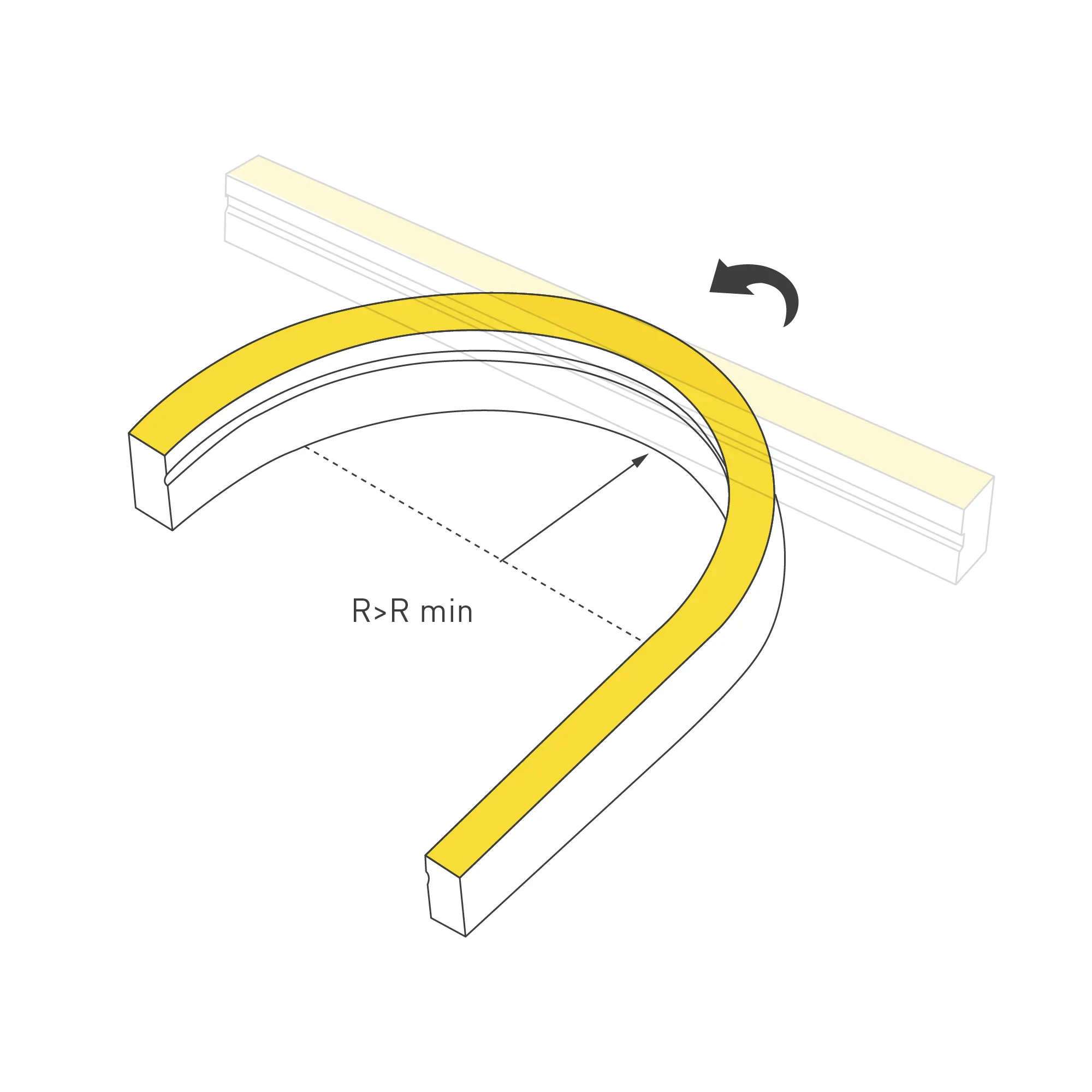 Лента герметичная MOONLIGHT-SIDE-A120-06x12mm 24V Day4000 (9.6 W/m, IP65, 0,5m, wire x1) (Arlight, Образец)