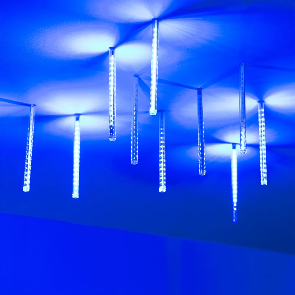 Светодиодная гирлянда ARD-ICEFALL-CLASSIC-D12-200-10PCS-CLEAR-32LED-LIVE BLUE (230V, 10.5W) (Ardecoled, IP65) - изображение товара